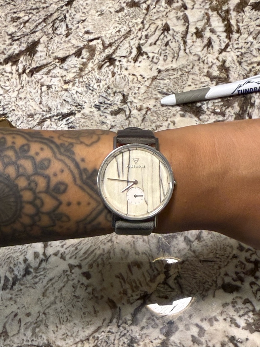 kerbholz Original Grain Wood Dial Watch